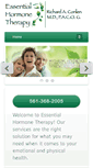 Mobile Screenshot of essentialhormonetherapy.com
